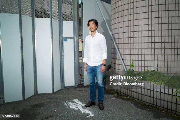 Yozo Kaneko, president and chief operating officer of United Inc., poses for a photograph in Tokyo, Japan, on Thursday, May 31, 2018. Mercari Inc.'s...