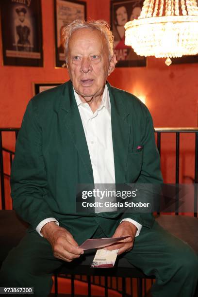 Heinz Baumann, Soko 5113, during the 'Mirandolina' premiere at Komoedie Bayerischer Hof on June 13, 2018 in Munich, Germany.