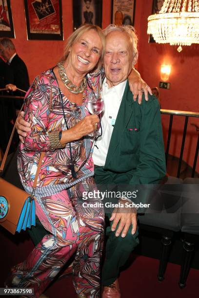 Diana Koerner and Heinz Baumann, Soko 5113, colleague of her former husband Werner Kreindl during the 'Mirandolina' premiere at Komoedie Bayerischer...