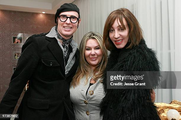 Patrick McDonald, Kimberly McDonald and Merle Ginsberg attend the Anastasia Beverly Hills Lights Camera Fashion Pre-Oscar Party at Anastasia Beverly...