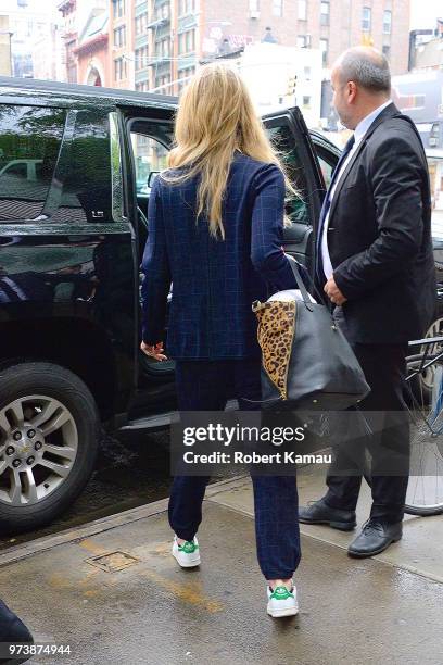 Annabelle Wallis seen out and about in Manhattan on June 13, 2018 in New York City.