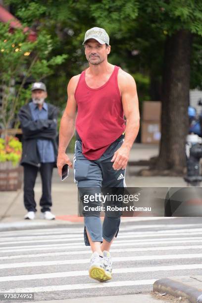 Frank Grillo seen out and about in Manhattan on June 13, 2018 in New York City.