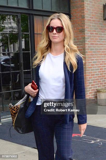 Annabelle Wallis seen out and about in Manhattan on June 13, 2018 in New York City.