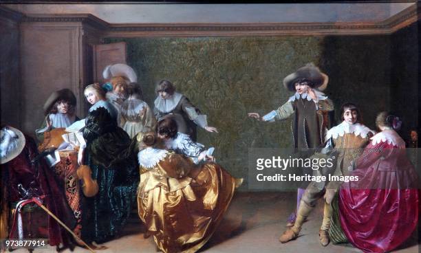 Musical Party', 17th century. Painting in Apsley House, London. Artist Willem Cornelisz Duyster.