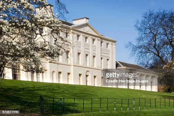 Kenwood House, Hampstead, London, circa 2007. Exterior view of the south elevation. Artist James O Davies.