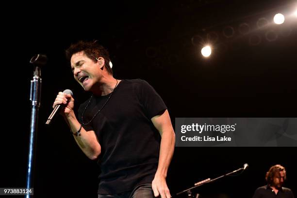 Patrick Monahan of Train performs live at Sands Bethlehem Event Center on June 13, 2018 in Bethlehem, Pennsylvania.