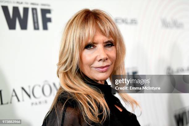 Rosanna Arquette attends the Women In Film 2018 Crystal + Lucy Awards presented by Max Mara, Lancôme and Lexus at The Beverly Hilton Hotel on June...
