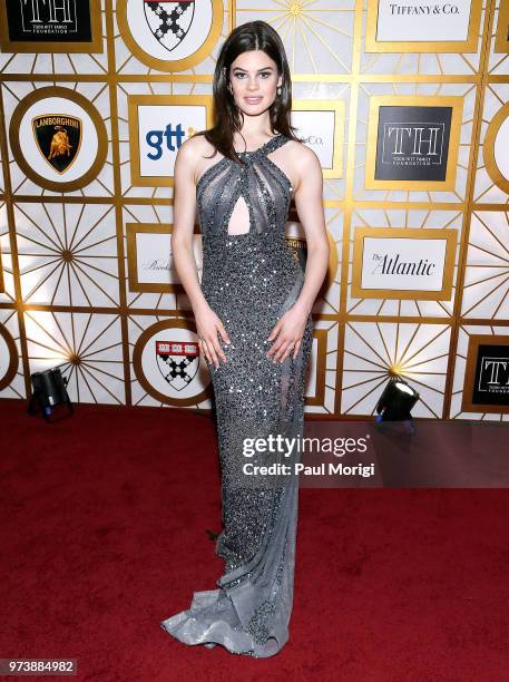 Actress Caroline Day attends the Harvard Business School Club's 3rd Annual Leadership Gala Dinner at the Four Seasons Hotel on June 13, 2018 in...