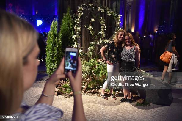 Guests pose at Pandora Up Close With Dierks Bentley Sponsored By Southwest on June 13, 2018 in New York City.
