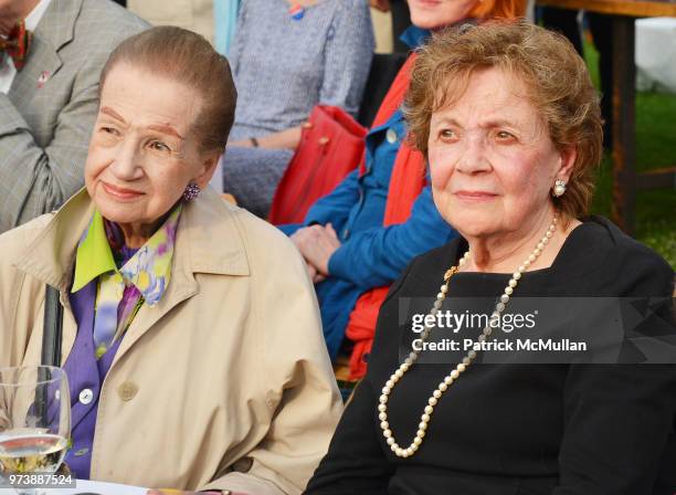 Angie Cabrera and Matilda Cuomo attend the Franklin D. Roosevelt Four Freedoms Park's gala honoring Founder Ambassador William J. Vanden Heuvel at...