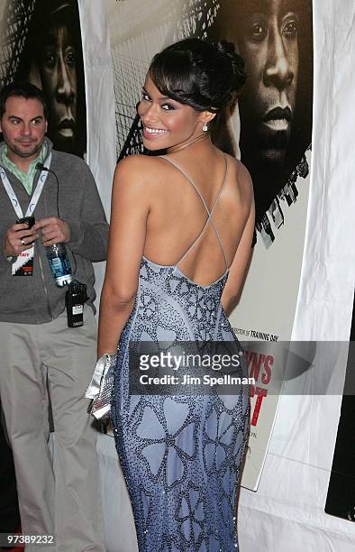 Actress Shannon Kane attends the premiere of "Brooklyn's Finest" at AMC Loews Lincoln Square 13 theater on March 2, 2010 in New York City.