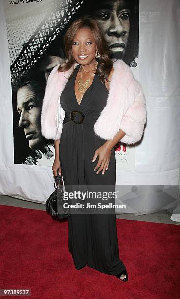 Star Jones attends the premiere of "Brooklyn's Finest" at AMC Loews Lincoln Square 13 theater on March 2, 2010 in New York City.
