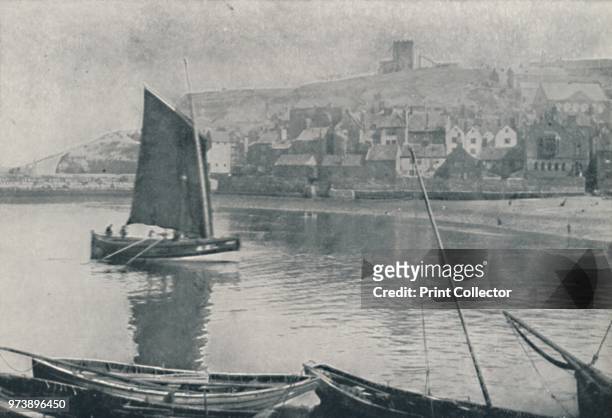 'Whitby Harbour', 1910. From The British Isles in Pictures, by H. Clive Barnard, M.A., D.Lit. [A. & C. Black, Limited, London, 1910] Artist...