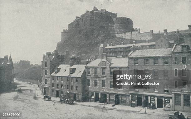 'Edinburgh Castle', 1910. From The British Isles in Pictures, by H. Clive Barnard, M.A., D.Lit. [A. & C. Black, Limited, London, 1910] Artist...