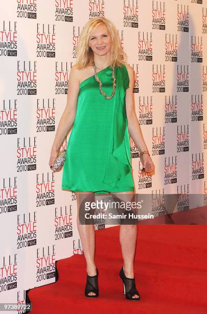 Jo Whiley arrives at The ELLE Style Awards 2010 at the Grand Connaught Rooms on February 22, 2010 in London, England.