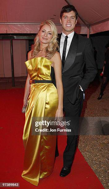 Tess Daily and Vernon Kay attends End of Summer Ball at Berkeley Square on September 25, 2008 in London, England.