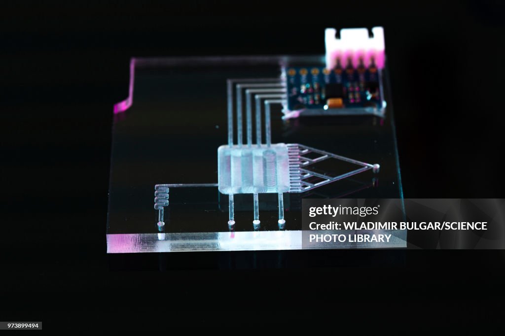 Labchip Inside Lab On A Chip High-Res Stock Photo - Getty Images