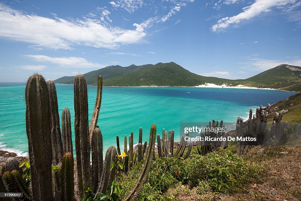 Brazil, Turquoise Sea in Rio de Janeiro