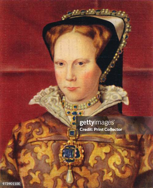 'Mary I', 1935. Mary Tudor was Queen of England and Queen of Ireland from 6 July 1553 or 19 July 1553 until her death. Mary, the fourth and...