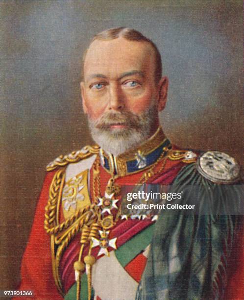 King George V', 1935. George V 1865-1936) was King of the United Kingdom and the British Dominions, and Emperor of India, from 6 May 1910 until his...