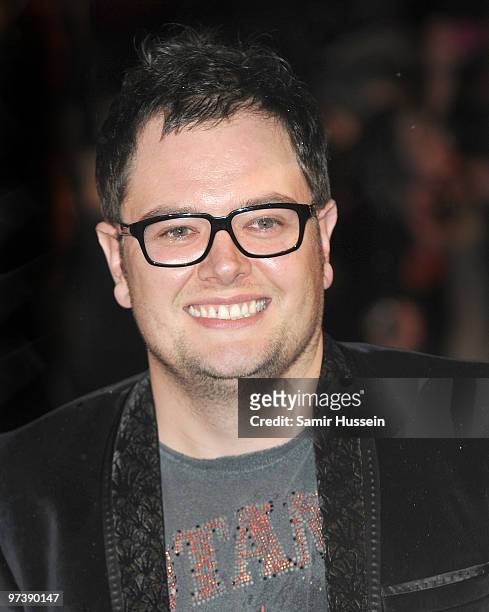 Alan Carr arrives for the BRIT Awards 2010 on February 16, 2010 at Earls Court in London, England.