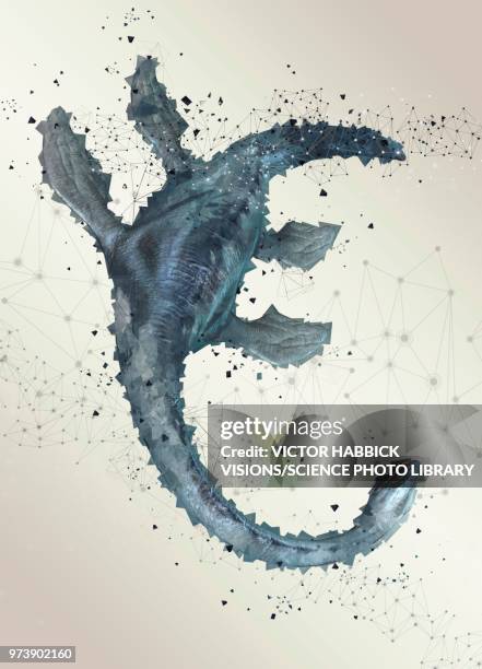 loch ness monster, illustration - victor habbick stock illustrations