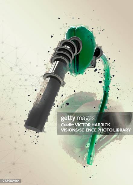 petrol pump, illustration - victor habbick stock-grafiken, -clipart, -cartoons und -symbole