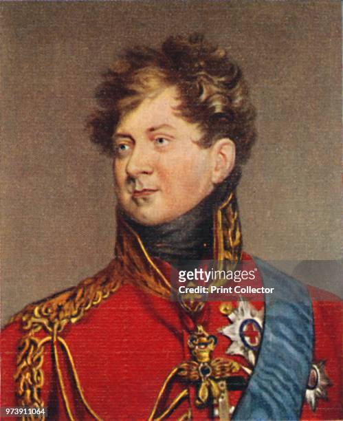 'George IV', 1935. George IV, King of the United Kingdom of Great Britain and Ireland. George Augustus Frederick ruled as Prince Regent from 1811...