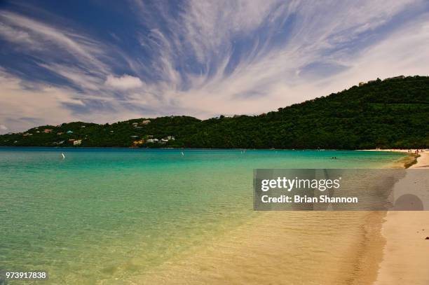 magens bay clouds - magens bay stock-fotos und bilder