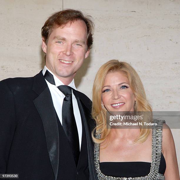 Charles Askegard and Candace Bushnell attend the 2009 New York City Ballet Spring Gala at David H. Koch Theater, Lincoln Center on May 13, 2009 in...