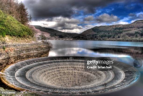 ladybower plug hole - plug hole stock-fotos und bilder