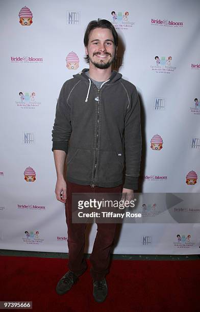 Actor Jason Ritter attends the Kick Ass Cake Bash Celebration at Royal/ T Cafe on March 2, 2010 in Culver City, California.