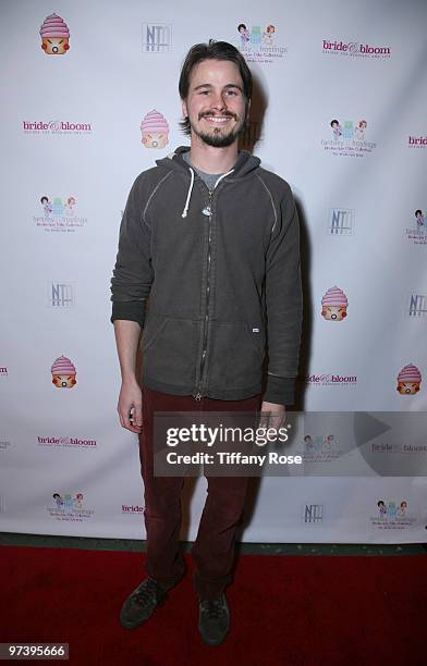 Actor Jason Ritter attends the Kick Ass Cake Bash Celebration at Royal/ T Cafe on March 2, 2010 in Culver City, California.