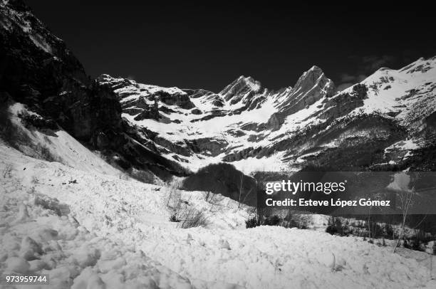 valle de pineta. - pineta stock pictures, royalty-free photos & images