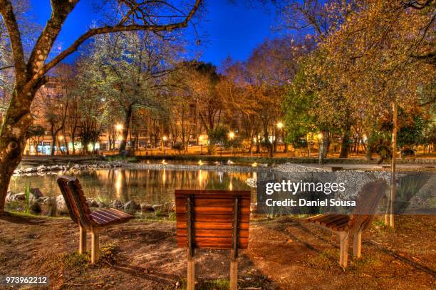 parque da cidade de viseu - cidade fotografías e imágenes de stock