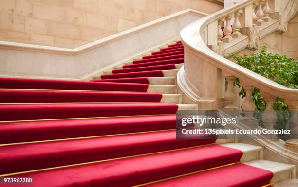parlament de catalunya - red carpet stairs stock pictures, royalty-free photos & images