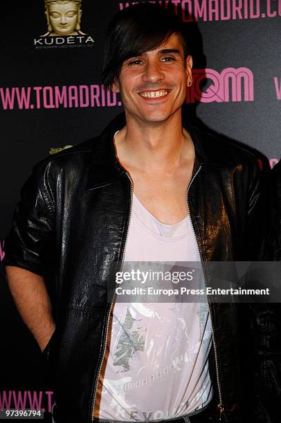 Alvaro Benito attends the party of the 'tqmadrid.com' website on March 3, 2010 in Madrid, Spain.