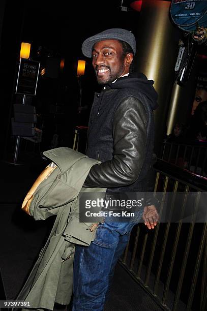 Musicien Marco Prince from the FFF band attends the "Nine" Paris premiere at the Gaumont Marignan on February 18, 2010 in Paris, France.