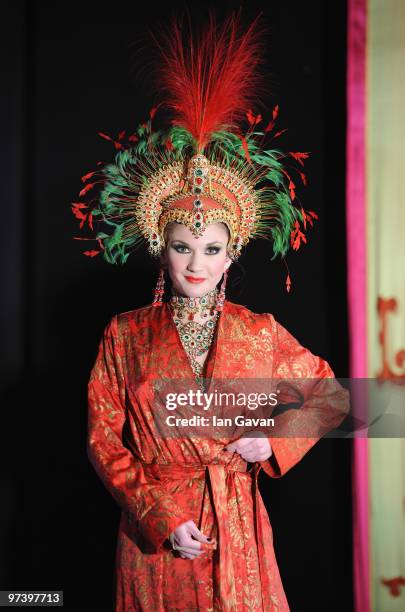 Summer Strallen appears in the photocall for 'Love Never Dies' at the Adelphi Theatre on March 3, 2010 in London, England.