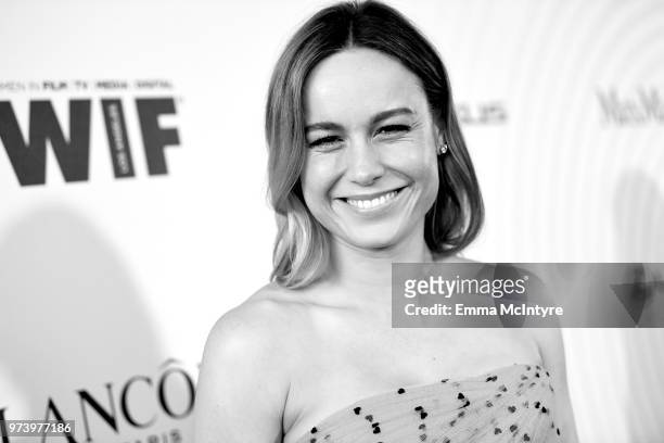 Brie Larson attends the Women In Film 2018 Crystal + Lucy Awards presented by Max Mara, Lancôme and Lexus at The Beverly Hilton Hotel on June 13,...