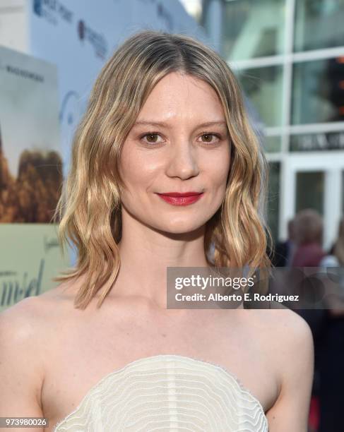 Mia Wasikowska attends the premiere of Magnolia Pictures' "Damsel" at ArcLight Hollywood on June 13, 2018 in Hollywood, California.