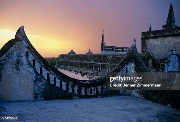 rooftop of a maharaja palace, india - maharaja palace stock pictures, royalty-free photos & images