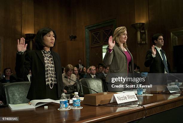 March 02: Nicole Wong, vice president and deputy general counsel for Google Inc., Rebecca MacKinnon, visiting fellow at the Center for Information...