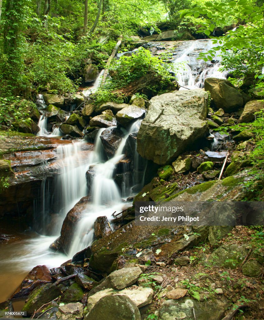 Lower section of Amicalola Falls, GA