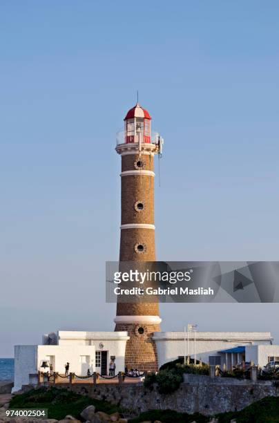 jose ignacio's lighthouse - jose ignacio lighthouse stock pictures, royalty-free photos & images