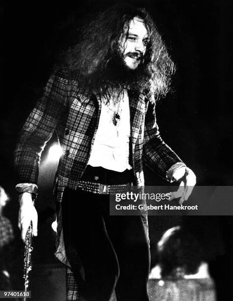 Ian Anderson from Jethro Tull performs live on stage at Concertgebouw in Amsterdam, Netherlands on February 12 1972