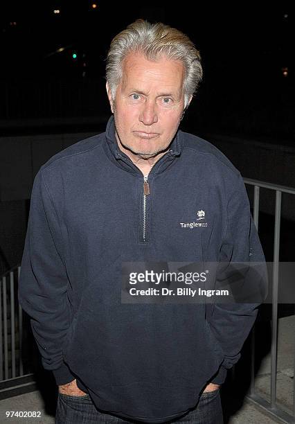 Actor Martin Sheen is seen near the Ahmanson Theatre on March 2, 2010 in Los Angeles, California.