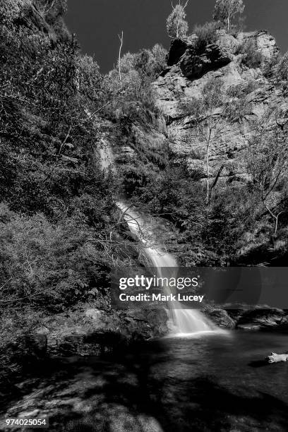 minnehaha falls - katoomba nsw - katoomba falls stock pictures, royalty-free photos & images