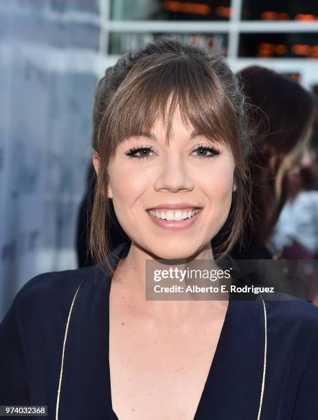 Jennettte McCurdy attends the premiere of Magnolia Pictures' "Damsel" at ArcLight Hollywood on June 13, 2018 in Hollywood, California.