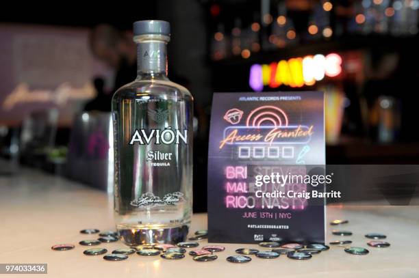 View of Avion Silver Tequila at the Atlantic Records "Access Granted" Showcase on June 13, 2018 in New York City.